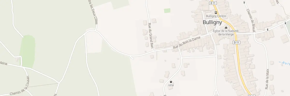 Plan du 2 Rue du Grand Ban à Bulligny