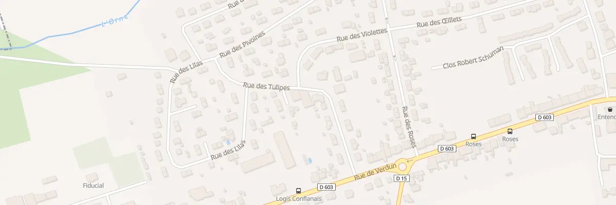 Plan du 13D Rue des Tulipes à Conflans-en-Jarnisy
