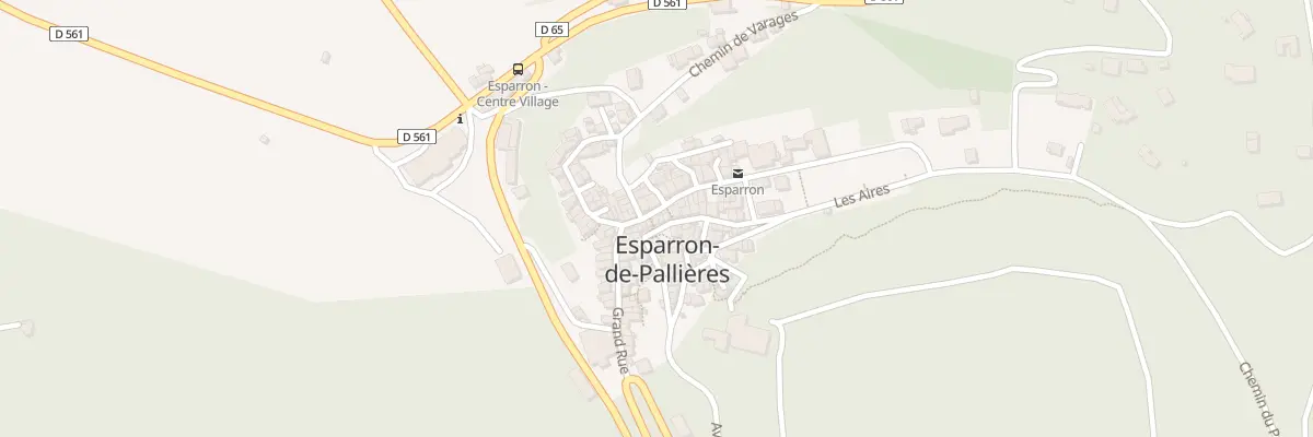 Plan du 5055 Le Village à Esparron-de-Pallières