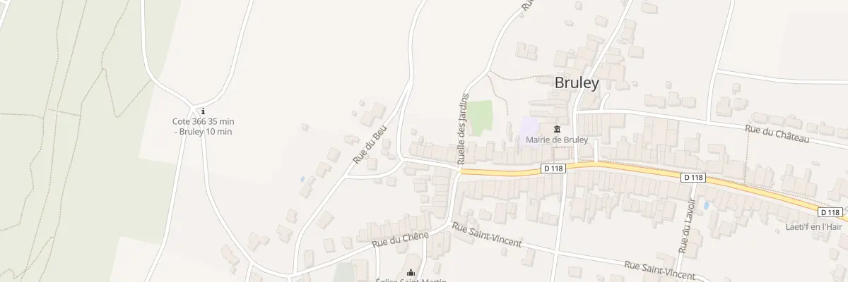 Plan du 43 Rue Chanzy à Bruley