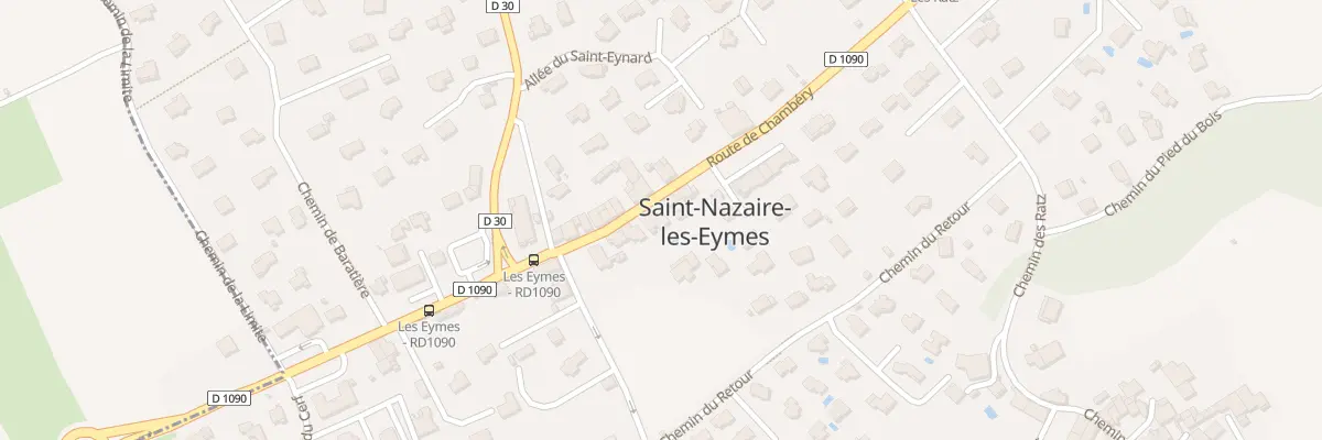 Plan du 661 Rte de Chambery à Saint-Nazaire-les-Eymes