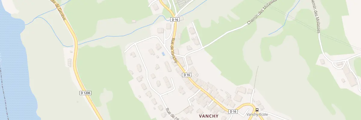 Plan du 11 Rue de Vanchy à Valserhône