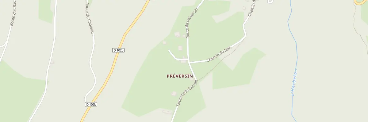 Plan du 584 Rte de Preversin à Saint-Pierre-d’Entremont
