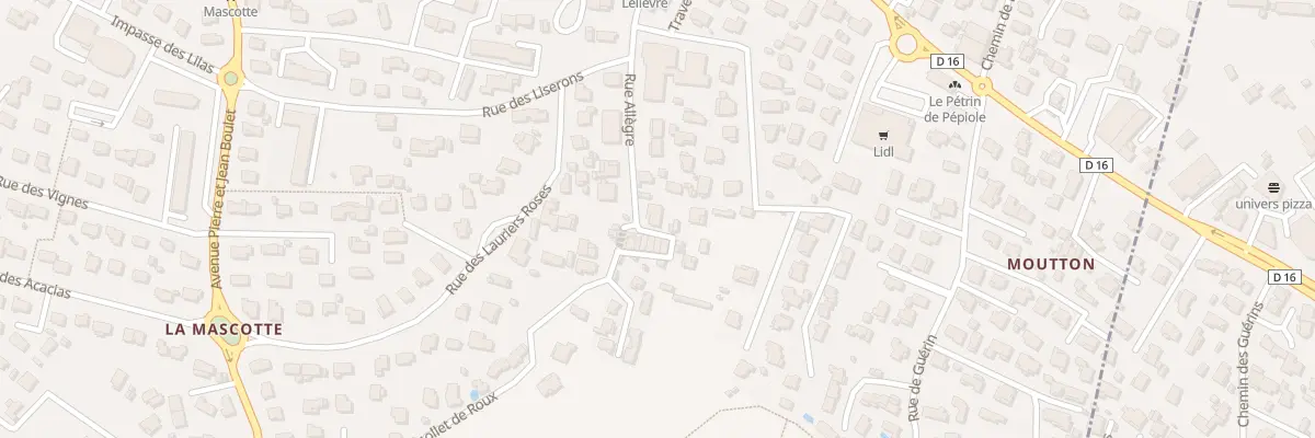 Plan du 285 Rue Allègre à Six-Fours-les-Plages