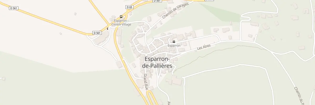Plan du 5054 Le Village à Esparron-de-Pallières