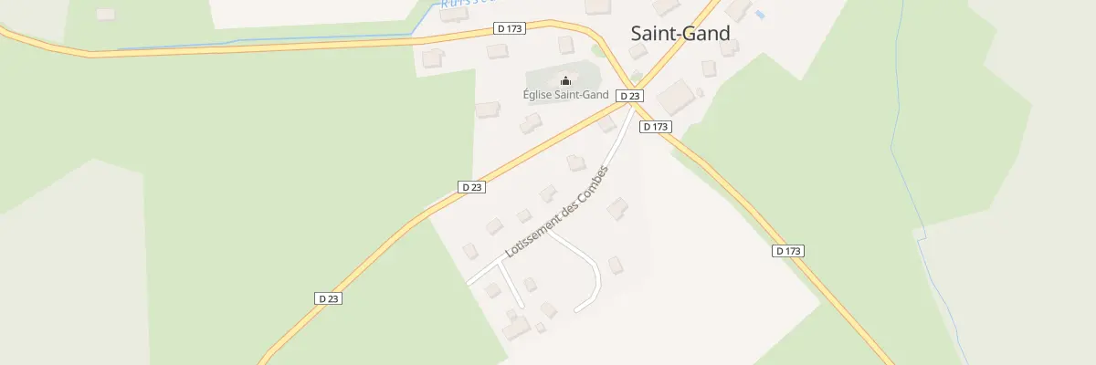 Plan du 4 Lot des Combes à Saint-Gand