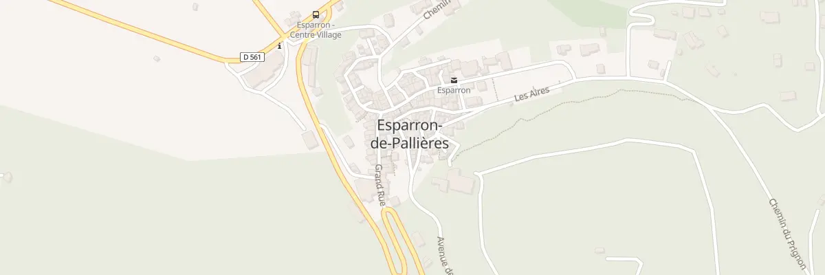 Plan du 5124 Le Village à Esparron-de-Pallières