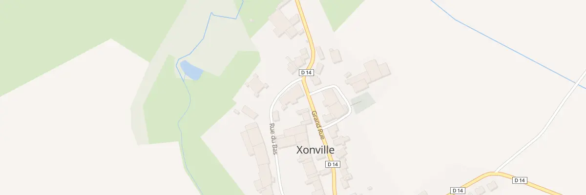 Plan du 24 Gr Grande Rue à Xonville