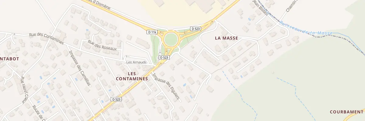 Plan du 52 Rte de Savoie à Domène