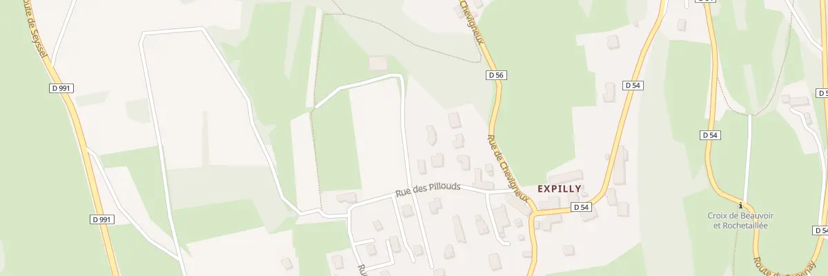Plan du 625 Rue des Pillouds à Chindrieux