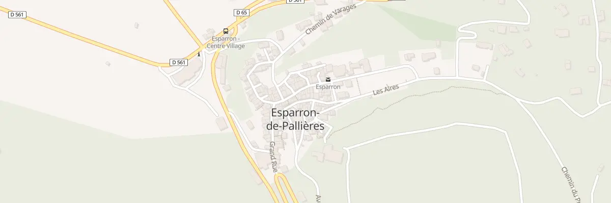Plan du 5121 Le Village à Esparron-de-Pallières