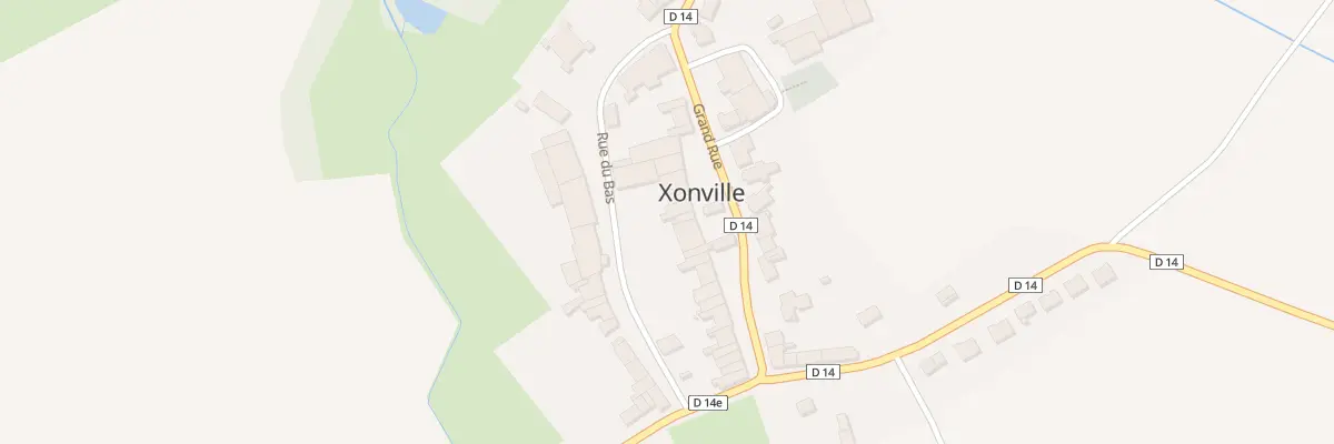 Plan du 17 Gr Grande Rue à Xonville