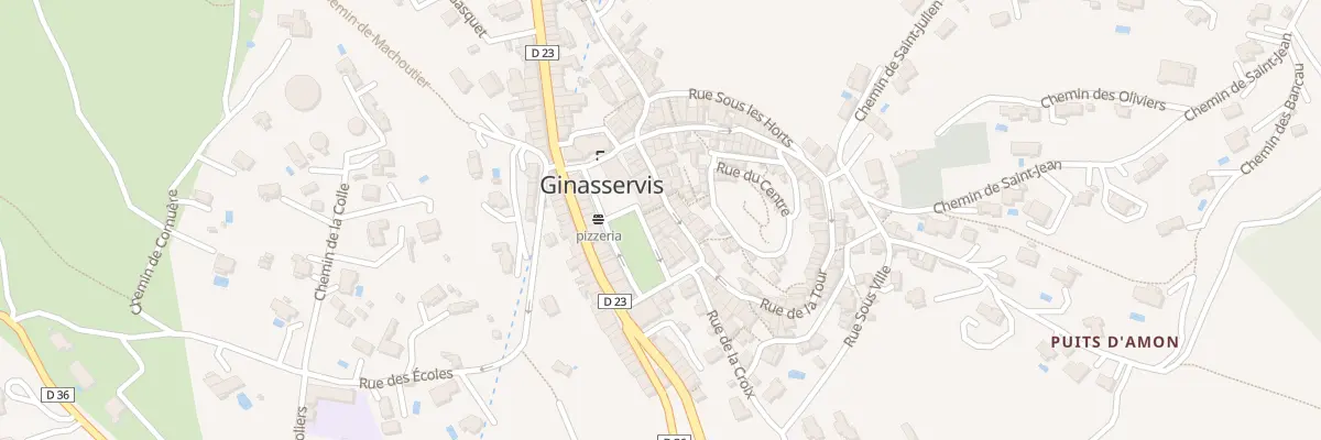 Plan du 21 Rue Grande à Ginasservis