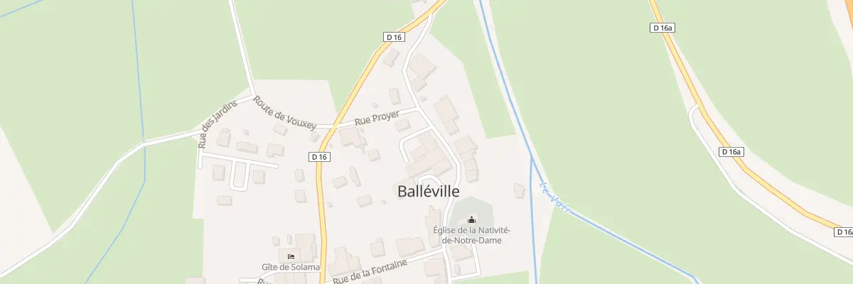 Plan du 6 Rue de l’Eglise à Balléville