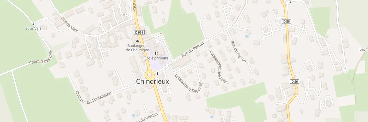 Plan du 61 Rue du Perron à Chindrieux