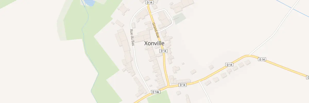Plan du 16 Gr Grande Rue à Xonville