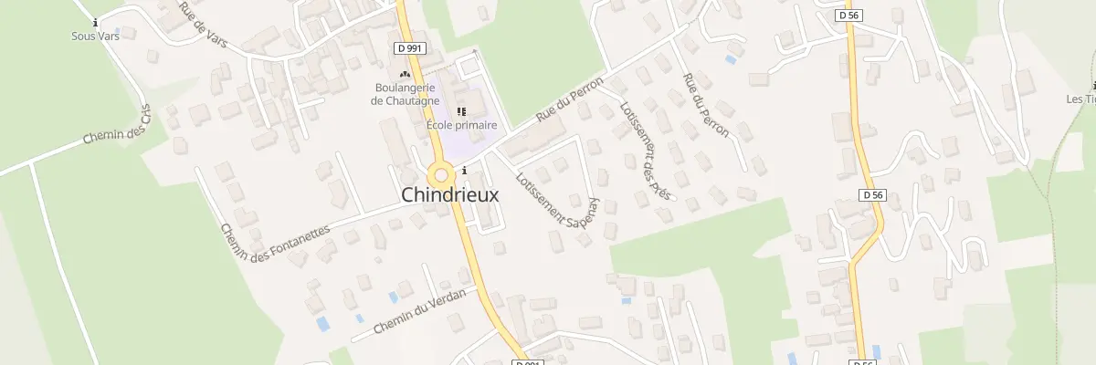 Plan du 70 Rue du Perron à Chindrieux