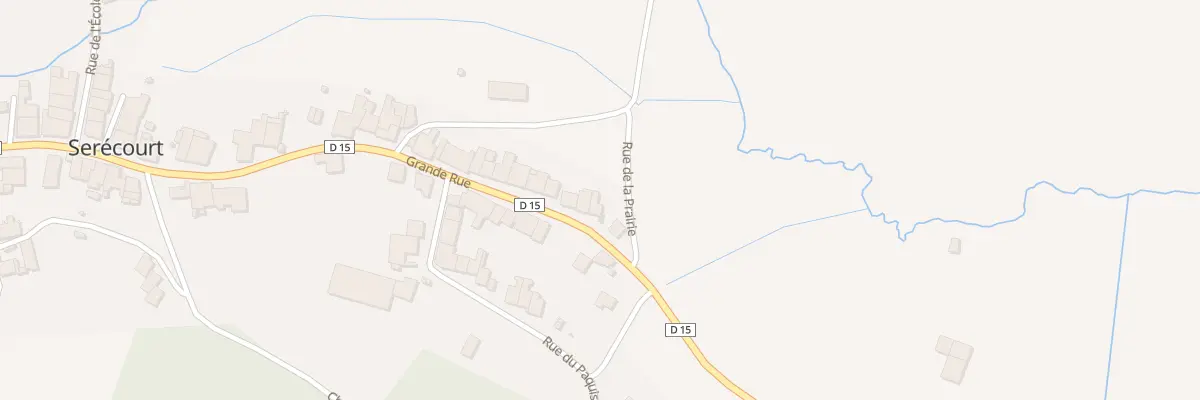 Plan du 73 Grande Rue à Serécourt