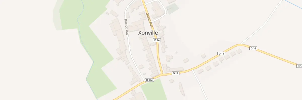 Plan du 10 Gr Grande Rue à Xonville