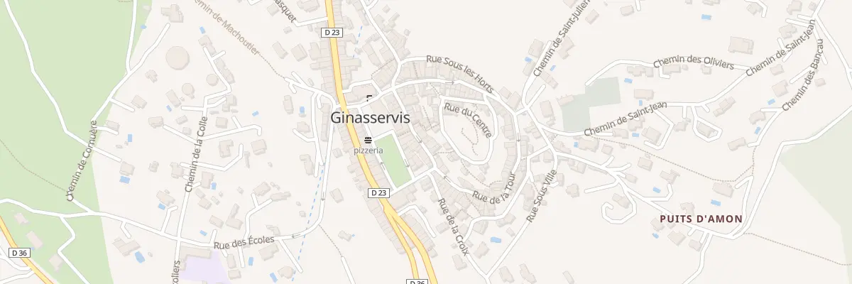 Plan du 20 Rue Grande à Ginasservis