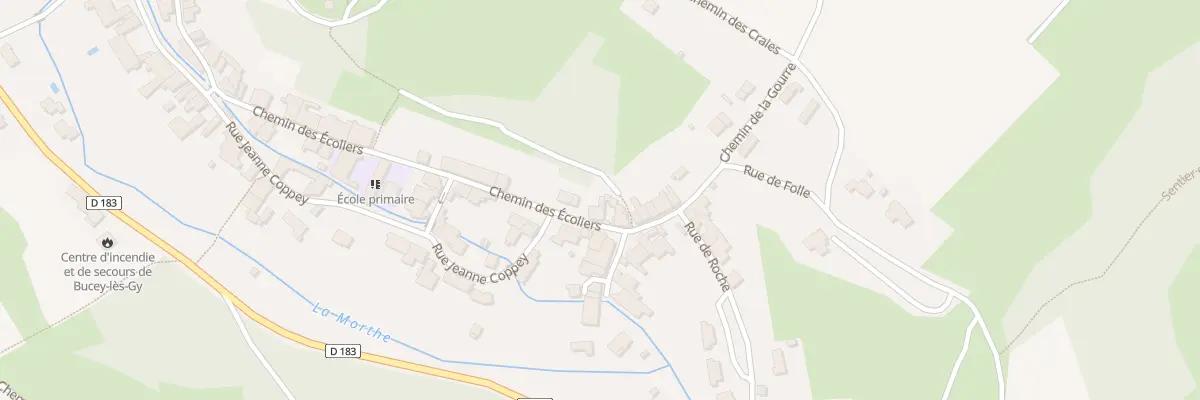 Plan du 17 Chem des Ecoliers à Bucey-lès-Gy