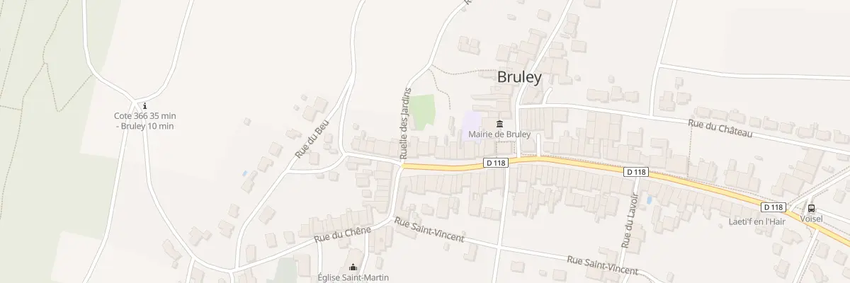 Plan du 447 Rue de la République à Bruley