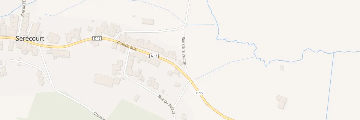 Plan du 75 Grande Rue à Serécourt