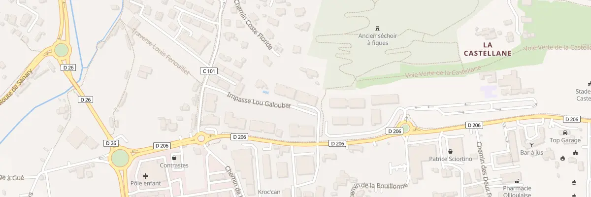 Plan du 141 Imp Lou Galoubet à Ollioules