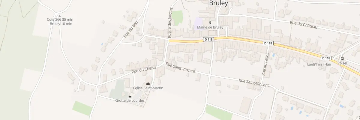 Plan du 5002F Rue Saint-Vincent à Bruley