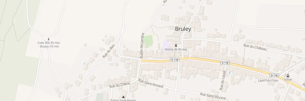 Plan du 447B Rue de la République à Bruley