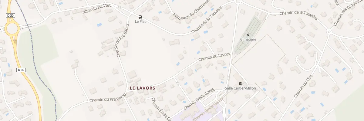 Plan du 180 Che du Lavors à Saint-Nazaire-les-Eymes