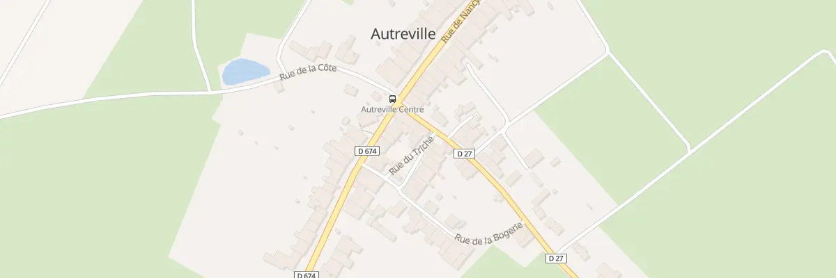 Plan du 2 Rue du Triche à Autreville