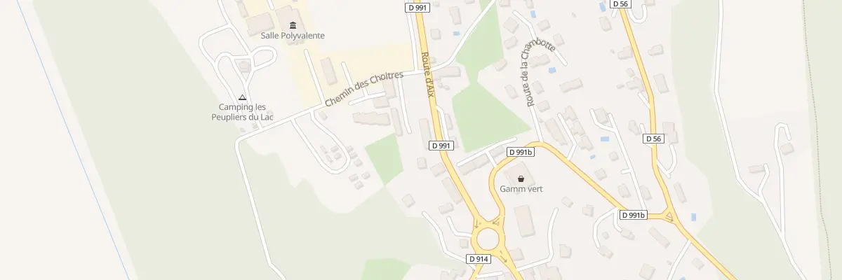 Plan du 1080 Rte d’Aix à Chindrieux