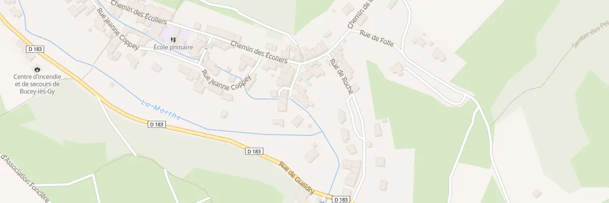 Plan du 5 Rue du Vieux Moulin à Bucey-lès-Gy