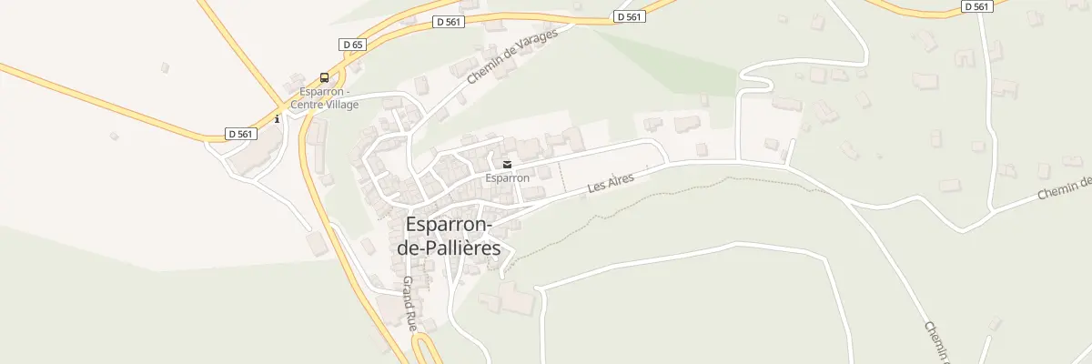 Plan du 5097 Les Aires à Esparron-de-Pallières