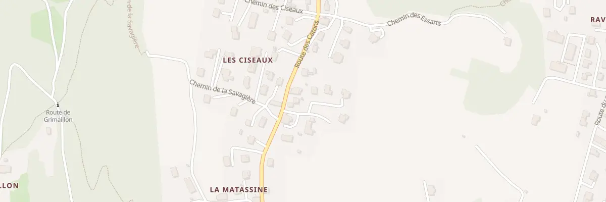 Plan du 929 Rte des Catons au Bourget-du-Lac