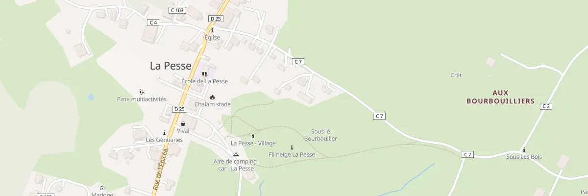 Plan du 14 Rte de la Borne au Lion à Nanchez