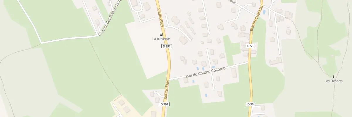 Plan du 611 Rte d’Aix à Chindrieux