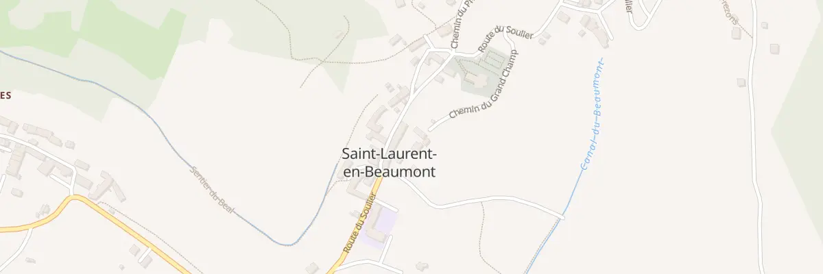 Plan du 5024 Saint Laurent à Saint-Laurent-en-Beaumont