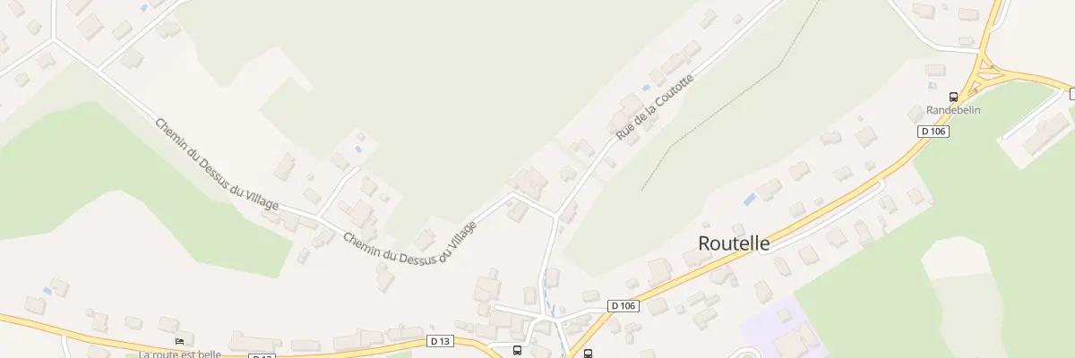 Plan du 4 Che du Dessus du Village à Osselle-Routelle
