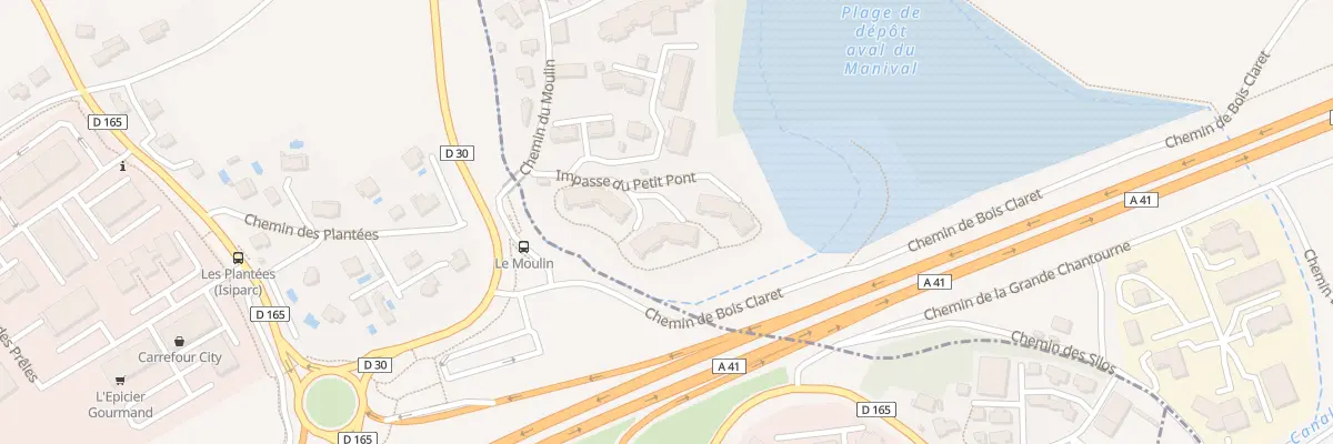 Plan du 180 Imp du Petit Pont à Saint-Nazaire-les-Eymes