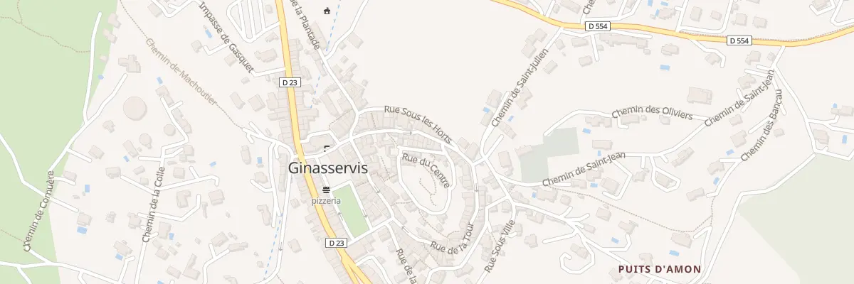 Plan du 8 Mte du Château à Ginasservis
