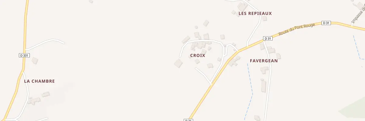 Plan du 260 Imp de Croix à Usinens