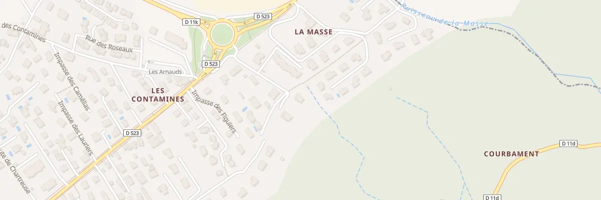 Plan du 6 Che de Malvaisin à Domène