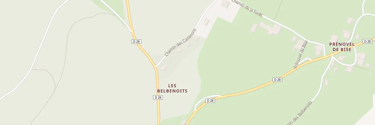 Plan du 20 Qua Les Belbenoits à Nanchez