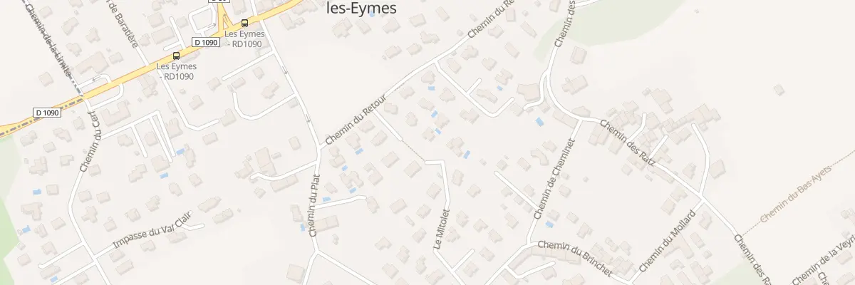 Plan du 61A Che du Brinchet à Saint-Nazaire-les-Eymes