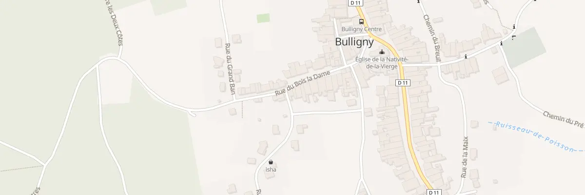 Plan du 22 Rue du Bois La Dame à Bulligny