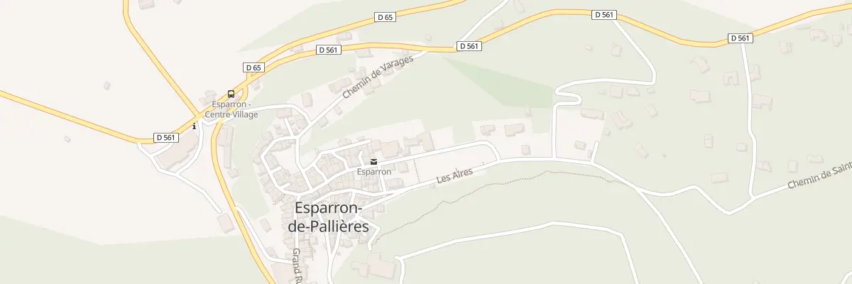 Plan du 5093 Les Aires à Esparron-de-Pallières