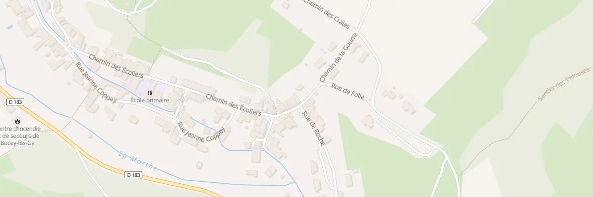 Plan du 27 Chem des Ecoliers à Bucey-lès-Gy