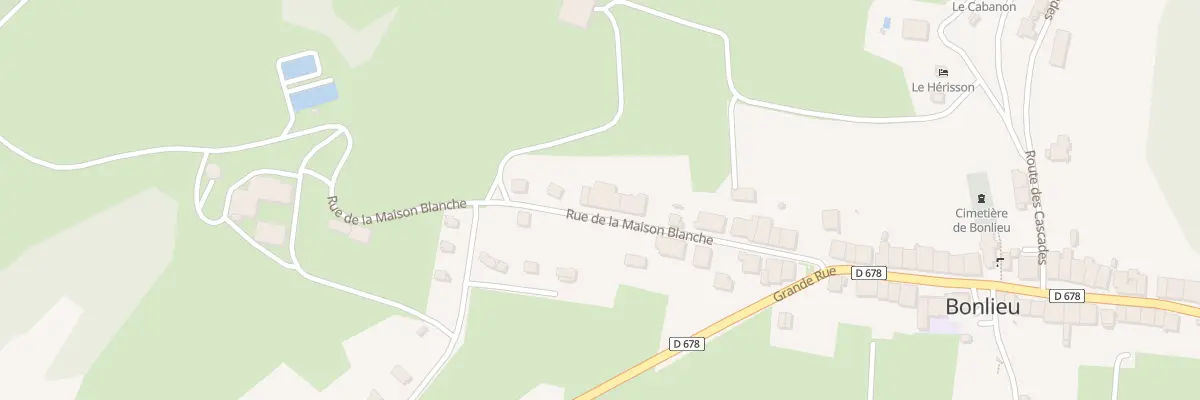 Plan du 14 Rue de la Maison Blanche à Bonlieu